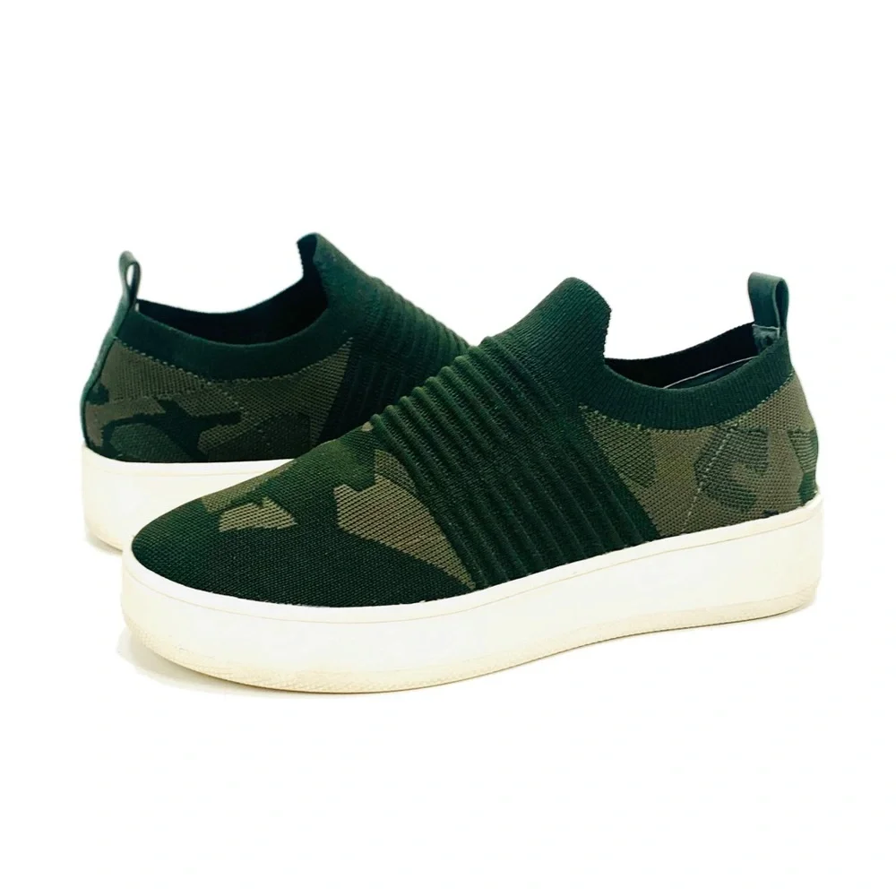 Steve Madden Beale Women's Fashion Sneakers Camouflage Size 6.5 Platform